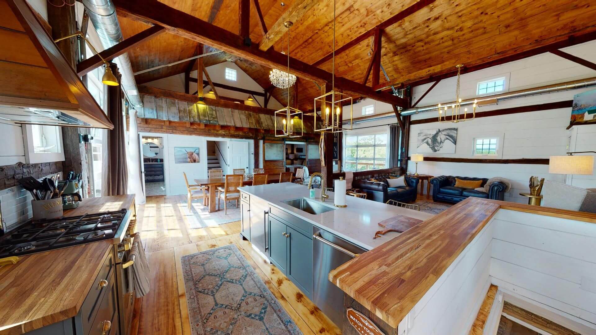 Vineyard Guest Barn main level